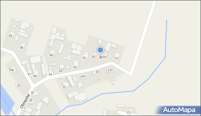 Obrazów, Obrazów, 39, mapa Obrazów
