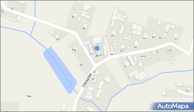 Obrazów, Obrazów, 46, mapa Obrazów