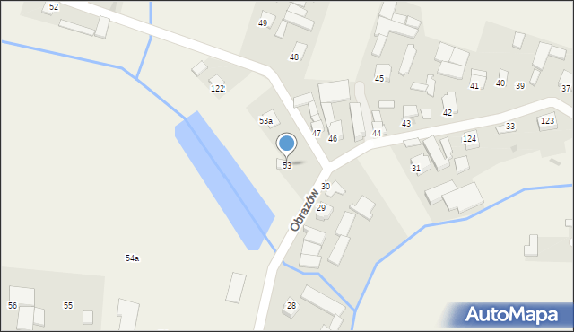 Obrazów, Obrazów, 53, mapa Obrazów
