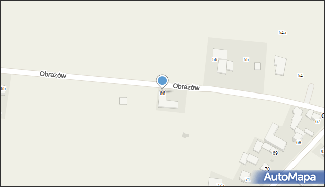 Obrazów, Obrazów, 66, mapa Obrazów