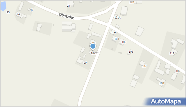Obrazów, Obrazów, 99a, mapa Obrazów
