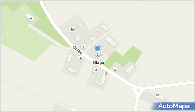 Obręb, Obręb, 5, mapa Obręb