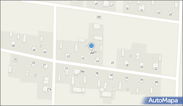 Obrębiec, Obrębiec, 14a, mapa Obrębiec