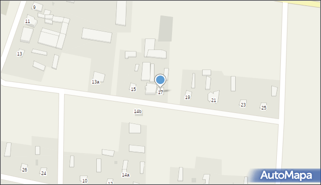 Obrębiec, Obrębiec, 17, mapa Obrębiec