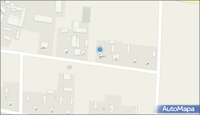 Obrębiec, Obrębiec, 19, mapa Obrębiec