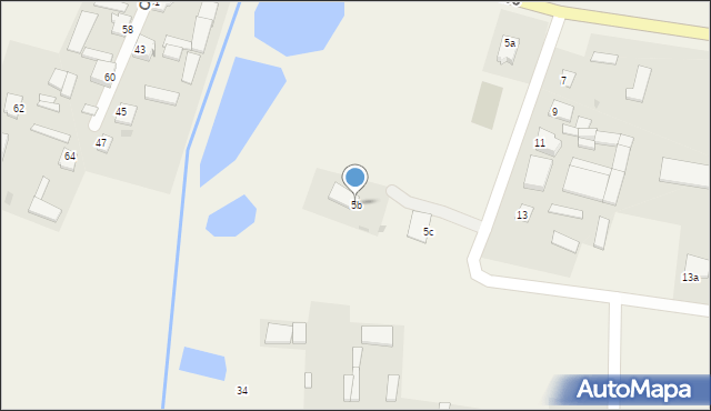 Obrębiec, Obrębiec, 5b, mapa Obrębiec
