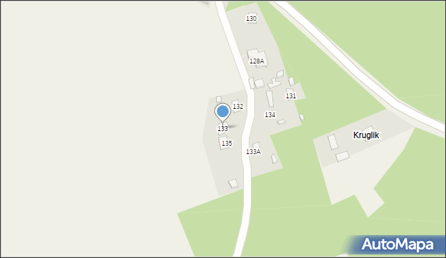 Obrocz, Obrocz, 133, mapa Obrocz