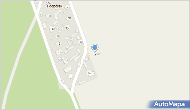 Obrocz, Obrocz, 1c, mapa Obrocz