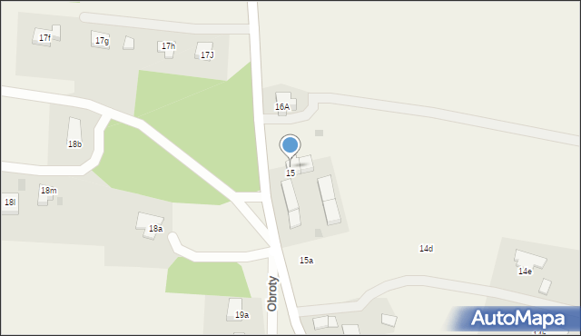 Obroty, Obroty, 16, mapa Obroty