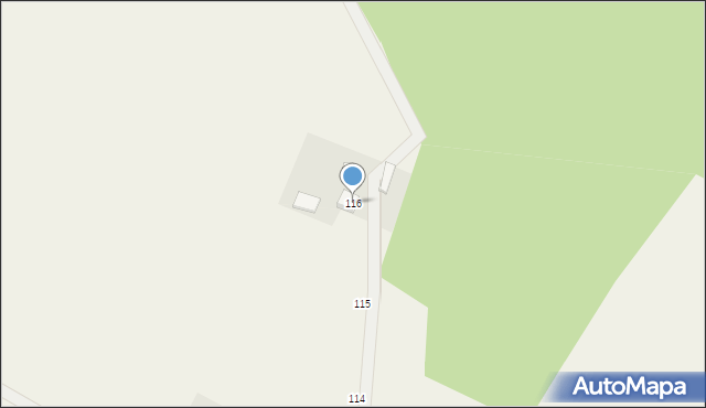 Obrowiec, Obrowiec, 116, mapa Obrowiec