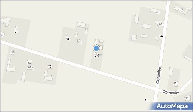 Obrowiec, Obrowiec, 146, mapa Obrowiec