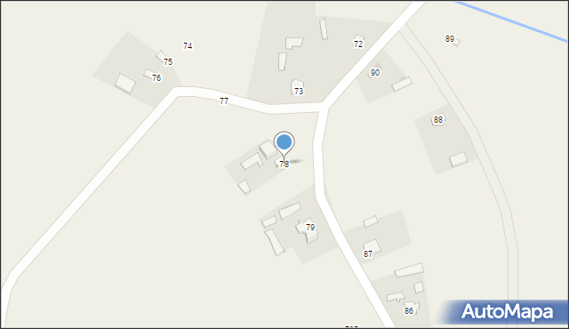 Obrowiec, Obrowiec, 78, mapa Obrowiec