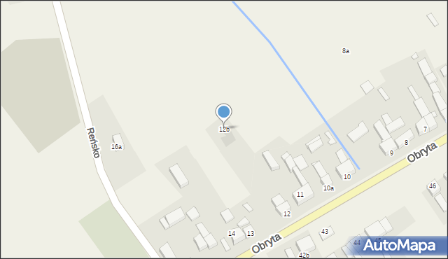 Obryta, Obryta, 12b, mapa Obryta