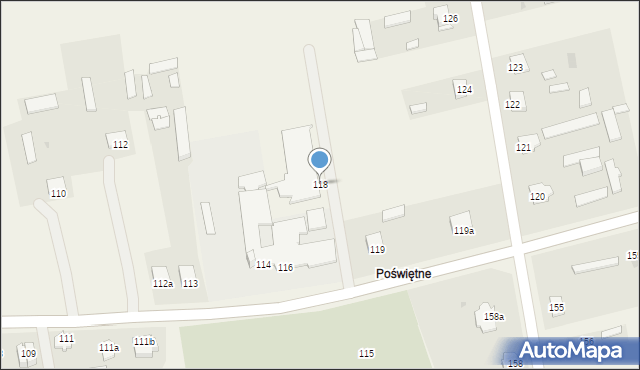 Obryte, Obryte, 118, mapa Obryte