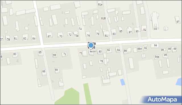 Obryte, Obryte, 77, mapa Obryte