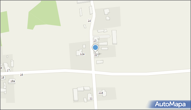 Obrzębin, Obrzębin, 12, mapa Obrzębin