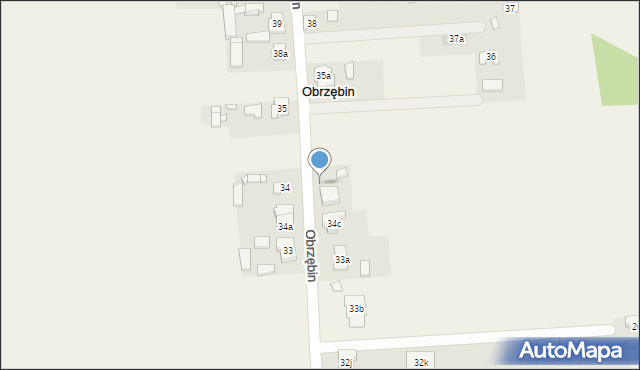 Obrzębin, Obrzębin, 34d, mapa Obrzębin