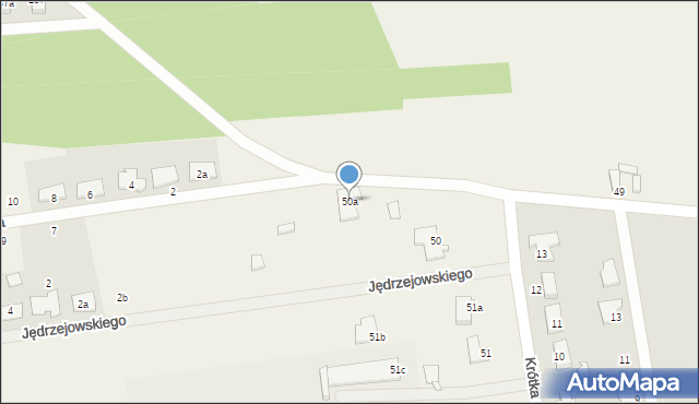 Obrzębin, Obrzębin, 50a, mapa Obrzębin
