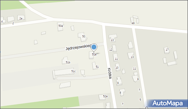 Obrzębin, Obrzębin, 51a, mapa Obrzębin