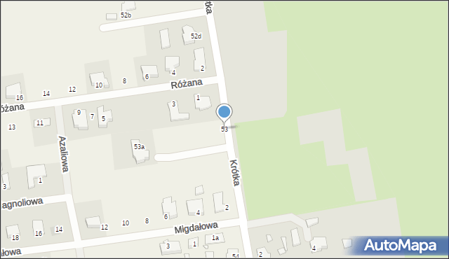 Obrzębin, Obrzębin, 53, mapa Obrzębin