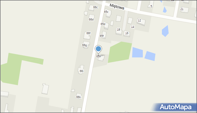 Obrzębin, Obrzębin, 65h, mapa Obrzębin