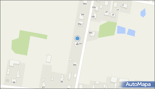 Obrzębin, Obrzębin, 66i, mapa Obrzębin