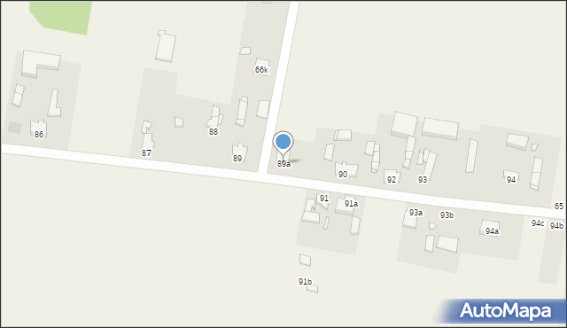 Obrzębin, Obrzębin, 89a, mapa Obrzębin