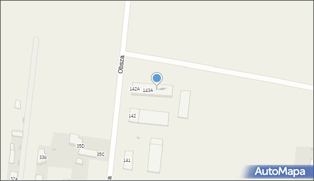 Obsza, Obsza, 143B, mapa Obsza