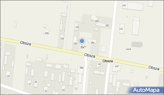 Obsza, Obsza, 35a, mapa Obsza