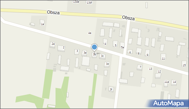 Obsza, Obsza, 3b, mapa Obsza