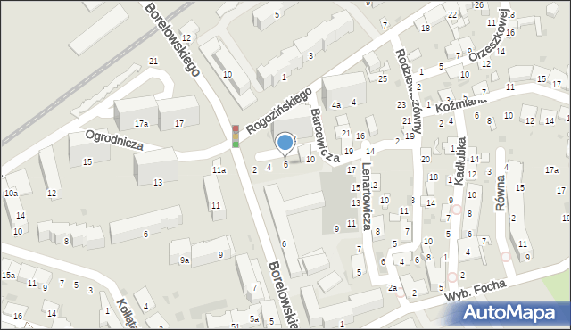 Przemyśl, Obywatelska, 6, mapa Przemyśla