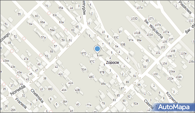 Radzionków, Obrońców Pokoju, 7, mapa Radzionków