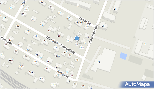 Rumia, Obrońców Westerplatte, 49, mapa Rumia