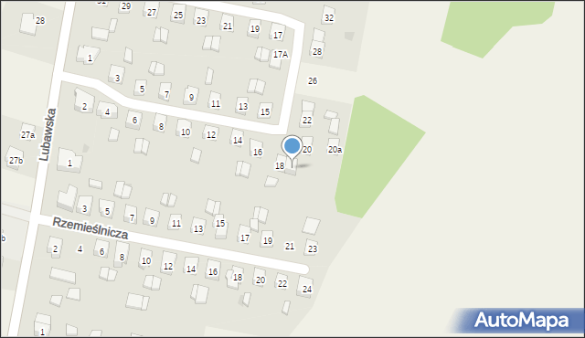 Rybno, Obwodowa, 18a, mapa Rybno