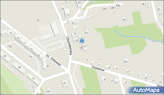 Rydułtowy, Obywatelska, 41, mapa Rydułtowy