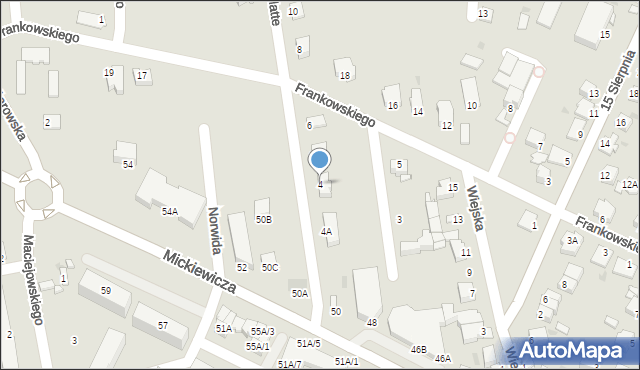 Sandomierz, Obrońców Westerplatte, 4, mapa Sandomierza