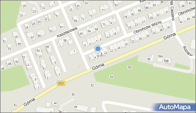 Siemiatycze, Obrońców Wizny, 6, mapa Siemiatycze