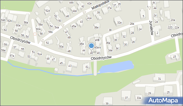 Sopot, Obodrzyców, 42, mapa Sopotu