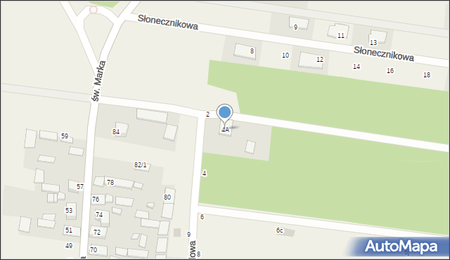 Sowlany, Objazdowa, 4A, mapa Sowlany