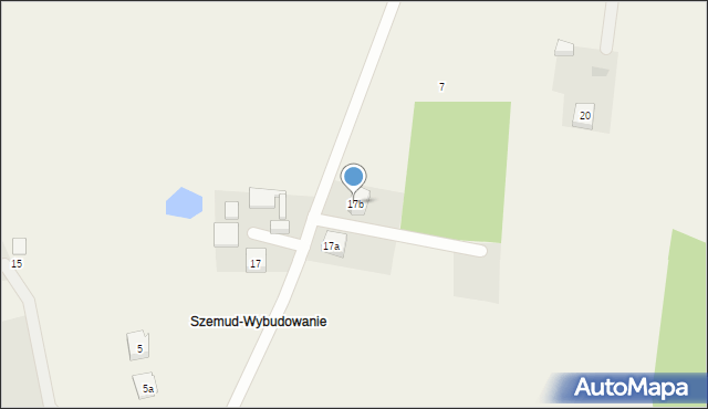 Szemud, Obrońców Szemuda, 17b, mapa Szemud
