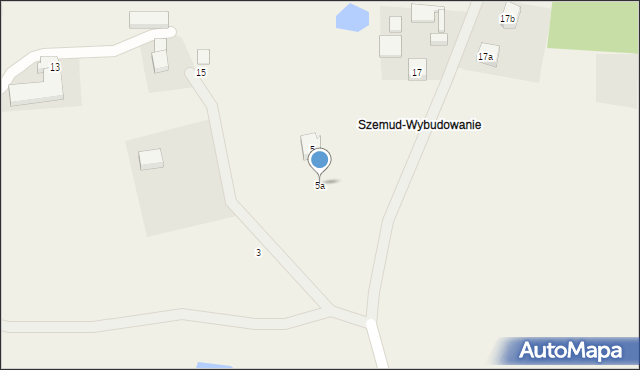 Szemud, Obrońców Szemuda, 5a, mapa Szemud