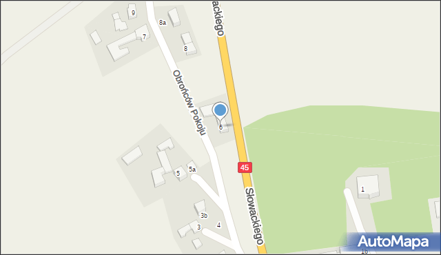 Szonowice, Obrońców Pokoju, 6, mapa Szonowice