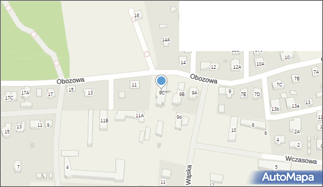Sztutowo, Obozowa, 9C, mapa Sztutowo