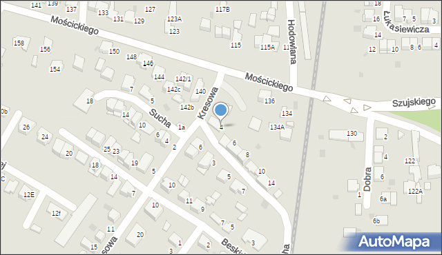 Tarnów, Obywatelska, 4, mapa Tarnów
