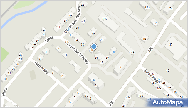 Tczew, Obrońców Tczewa, 18, mapa Tczew