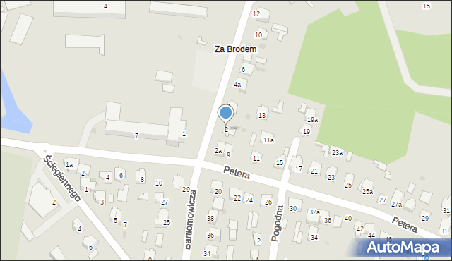 Tomaszów Lubelski, Obrońców Westerplatte, 2, mapa Tomaszów Lubelski