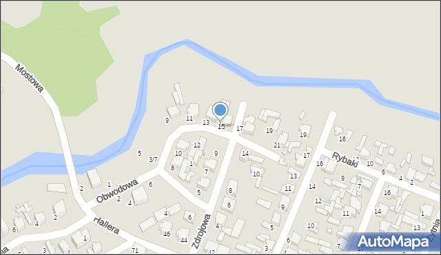 Tomaszów Mazowiecki, Obwodowa, 15, mapa Tomaszów Mazowiecki