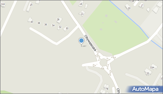 Tychy, Obywatelska, 48, mapa Tychów