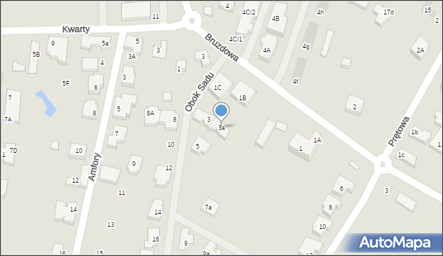 Warszawa, Obok Sadu, 3a, mapa Warszawy