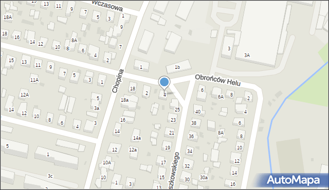 Wejherowo, Obrońców Helu, 4, mapa Wejherowo